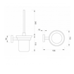 Slika WC ČETKA MINOTTI DARK ELEGANCE