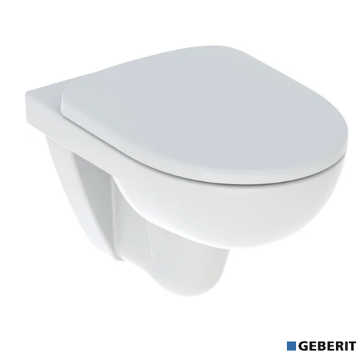 Slika WC ŠKOLJKA GEBERIT SELNOVA RIMFREE + WC DASKA (53x35cm)
