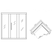 Slika SAUNA FINSKA TALLINN - 150 x 150 x 200 cm - 3 OSOBE