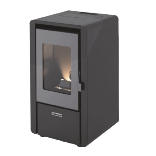 Slika PEĆ NA PELETE Z6 2,5-5,53 kW - CENTROMETAL Z6 CRNA
