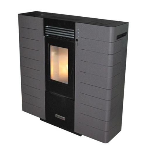 Slika PEĆ NA PELETE  ZS 10 (2,92-9,01KW) CENTROMETAL SIVA
