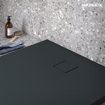 Slika TUŠ KADA STONE DELUXE 100x100 LIJEVANI MRAMOR CRNA