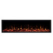 Slika ELEKTRIČNI UGRADBENI KAMIN 1280x430x150mm MONACO PRO 50 - bez grijača