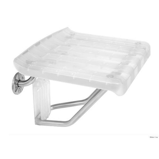Slika STOLICA ZA TUŠ KABINU MINOTTI ABS/METAL BIJELO