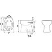 Slika WC ŠKOLJKA JIKA BABY - ODVOD U POD (38,5x29,5cm)