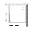 Slika TUŠ KABINA LAGUNA II 90x90x190 KVADRATNA SILVER/RELJEF