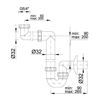 Slika SIFON ZA UMIVAONIK SKRIVENI - ZA UŠTEDU PROSTORA