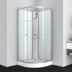 Slika TUŠ KABINA IDEA 80X80X203 KOMPLETNA POLUKRUŽNA