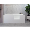 Slika KADA PLANE EASY 170X75 CORNER D S VRATIMA