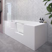 Slika KADA PLANE EASY 180X80 CORNER D S VRATIMA