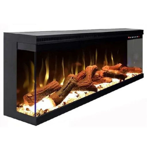 Slika ELEKTRIČNI UGRADBENI KAMIN ATINA KUTNI 1067x270x470mm