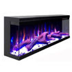 Slika ELEKTRIČNI UGRADBENI KAMIN ATINA KUTNI 1067x270x470mm