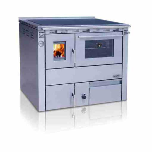 Slika ŠTEDNJAK NA DRVA SENKO 25kW C-25 INOX LUX + pećnica