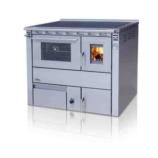 Slika ŠTEDNJAK NA DRVA SENKO 25kW C-25 INOX LUX + pećnica
