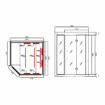 Slika SAUNA INFRACRVENA KIRUNA - 160 x 114,1 x 64,8 x 114,1 x 160 x 210 - 3-4 OSOBE