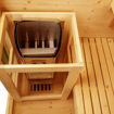 Slika SAUNA FINSKA PANORAMA - 130 x 120 x 200 cm - 2 OSOBE