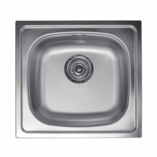 Slika SUDOPER METALAC QUADRO 43.5 x 46.5 x 15.5cm INOX fi90