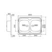 Slika SUDOPER METALAC STANDARD 2D 80 x 60 x 16.5cm