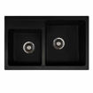 Slika SUDOPER METALAC QUADRO PLUS 2D 78 x 50 x 19cm xGranit CRNI fi90