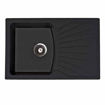 Slika SUDOPER METALAC QUADRO PLUS 77 x 50 x 19cm xGranit CRNI fi90