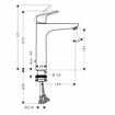 Slika MIJEŠALICA ZA UMIVAONIK HANSGROHE FOCUS 190