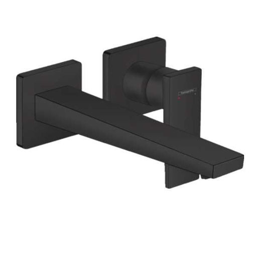 Slika MIJEŠALICA ZA UMIVAONIK HANSGROHE METROPOL PODŽBUKNA CRNA - IZLJEV 225 mm