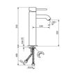 Slika MIJEŠALICA ZA UMIVAONIK ROSAN ZERRO 220mm