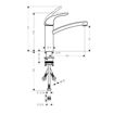 Slika MIJEŠALICA ZA SUDOPER HANSGROHE FOCUS M41 - 3 CIJEVI UWLA