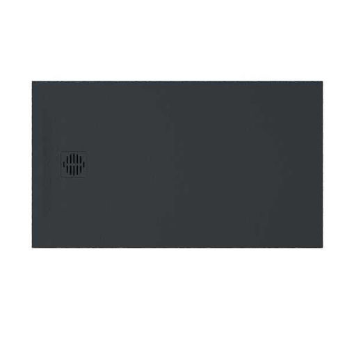 Slika TUŠ KADA STONE 140x90 LIJEVANI MRAMOR CRNA