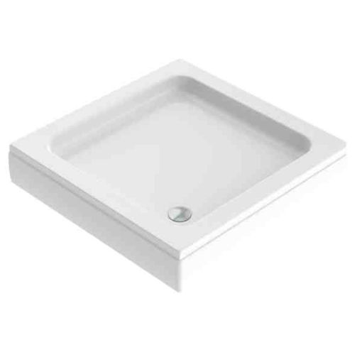 Slika TUŠ KADA ODRA 70x70 - visina 21cm SA OBLOGOM I NOGICAMA