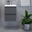Slika BAZA S UMIVAONIKOM STELLA 60x40x52 - dijamant siva