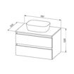 Slika BAZA S UMIVAONIKOM STELLA TOP 80x53x52 - Halifax tabak