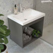 Slika BAZA S UMIVAONIKOM BASIC 60x45x56 - dijamant siva