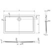 Slika TUŠ KADA TESO 170x75 - visina 3,5cm BEZ OBLOGE