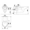 Slika WC ŠKOLJKA JIKA DEEP INVALIDSKA KONZOLNA 70CM RIMLESS UWLA