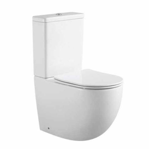 Slika MONOBLOK MB SET ROUND (63x39x82,5) SA SOFT CLOSE WC DASKOM BIJELI
