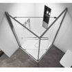 Slika TUŠ KABINA COPEN ATLAS PRO 1V 80x80x200cm SILVER/PROZIRNO