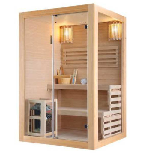 Slika SAUNA FINSKA PANORAMA - 130 x 120 x 200 cm - 2 OSOBE