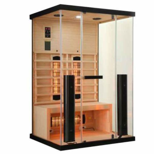 Slika SAUNA INFRACRVENA BILLUND 2 - 125 x 100 x 190cm - 2 OSOBE