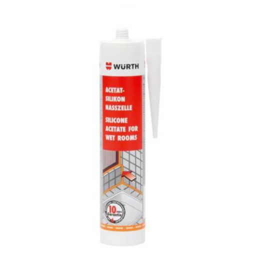 Slika SILIKON SANITARNI WURTH 310ML BIJELI