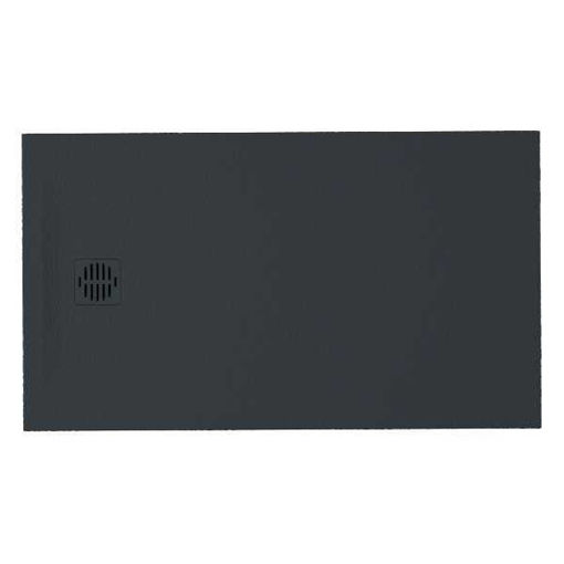 Slika TUŠ KADA STONE 140x80 LIJEVANI MRAMOR CRNA