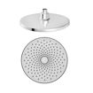 Slika TUŠ RUŽA ROSAN BLAU KRUŽNA 220 MM KROM UWLA 8 L/MIN
