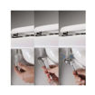 Slika WC DASKA BEMIS DENVER TERMOPLAST BIJELA ULTRA FIX SILENTIUM SPOROSPUŠTAJUĆA