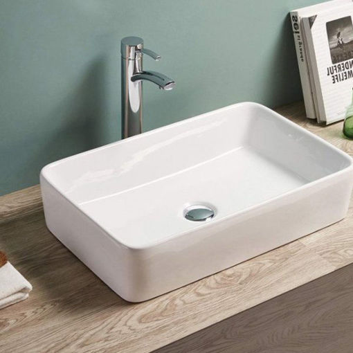Slika UMIVAONIK NADGRADNI MINOTTI 58.5x37x12.5 PRAVOKUTNI BIJELI