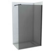 Slika TUŠ STIJENA COPEN MONTE DARK 80x200 CRNI MAT/SIVO