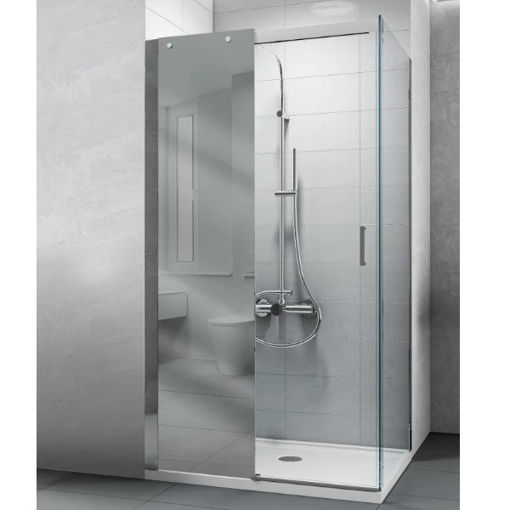 Slika TUŠ KABINA COPEN TITAN 100x70x195 PRAVOKUTNA 8MM S OGLEDALOM