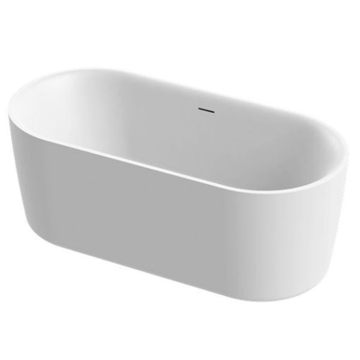 Slika KADA METAURO FREE CENTRAL 160x75cm SLOT BIJELA MAT