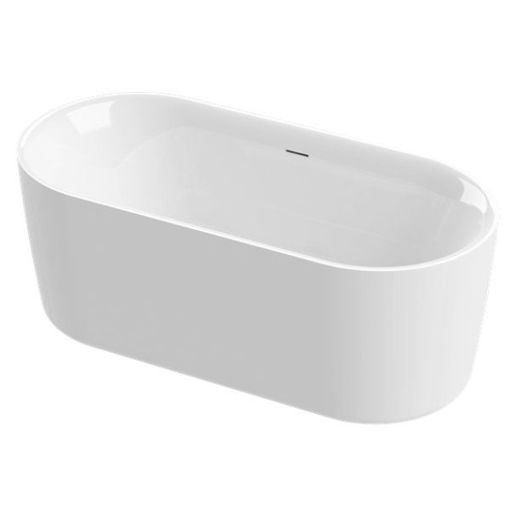 Slika KADA METAURO FREE CENTRAL 160x75cm SLOT BIJELA SJAJ