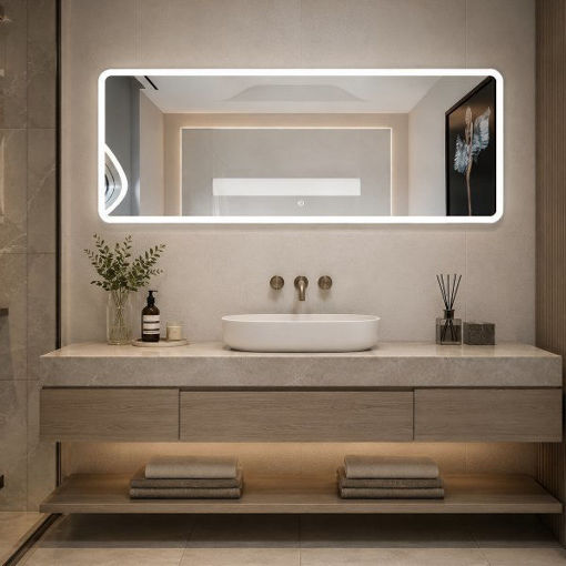 Slika OGLEDALO JANNT 140x50 LED TOUCH SENSOR HORIZONTALNO