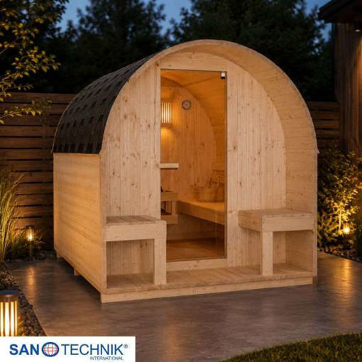 Slika SAUNA VANJSKA ISLAND XL - 189x220x200 cm - 4 OSOBE